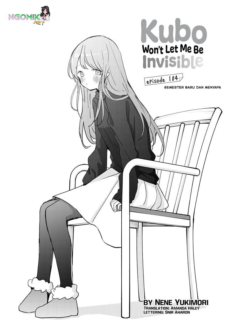 Kubo-san wa Boku (Mobu) wo Yurusanai Chapter 104 Bahasa Indonesia